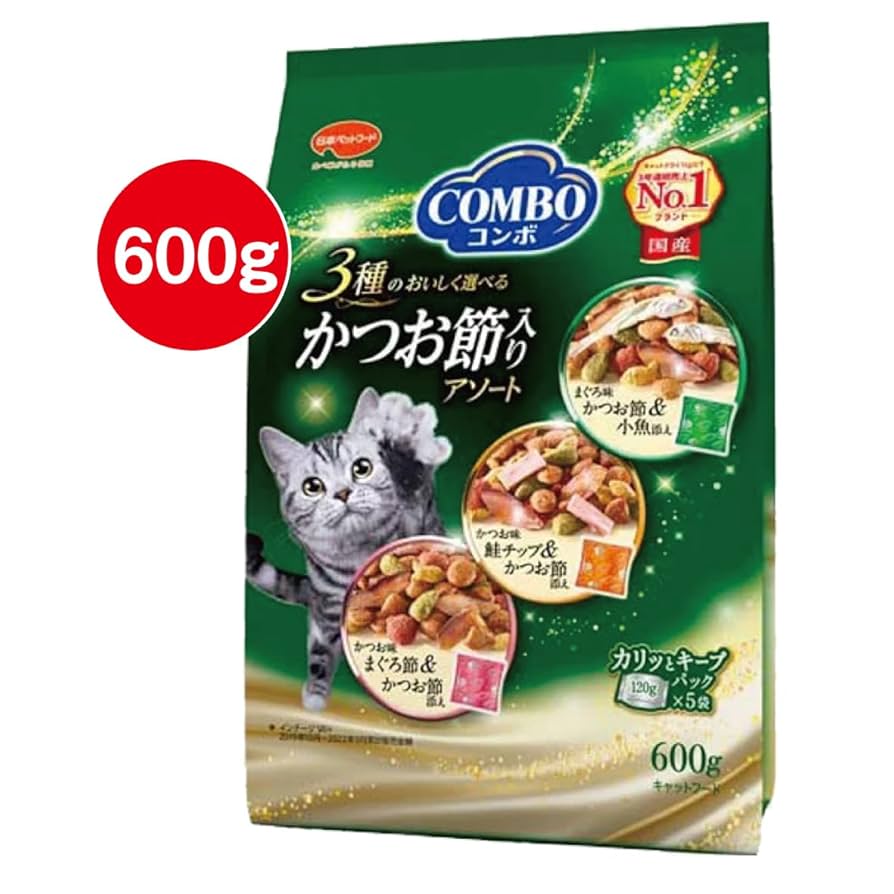 Amazon | コンボ キャット アソート3種セット 600g 各1個（計3個